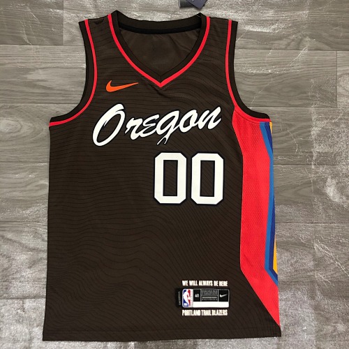 Portland Trail Blazers #0 City Edition 21 Season Basketball Jersey