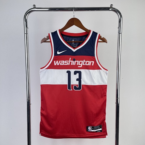Washington Wizards Jordan Poole #13 Away Red 23 Season Basketball Jersey