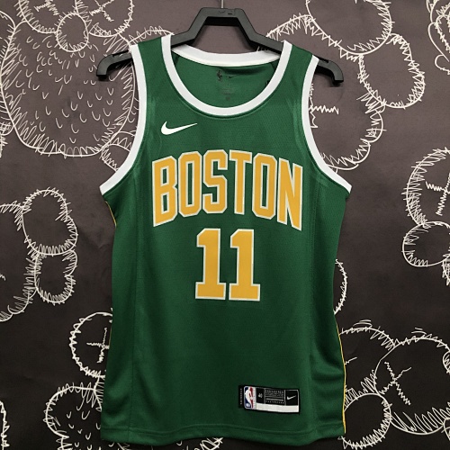 Boston Celtics Kyrie Irving #11 Green Basketball Jersey