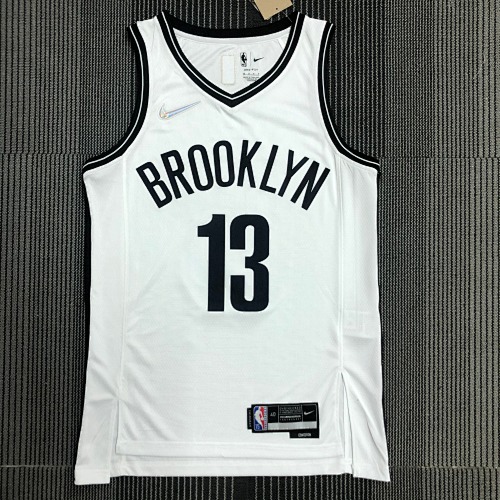 Brooklyn Nets James Harden #13 White Basketball Jersey