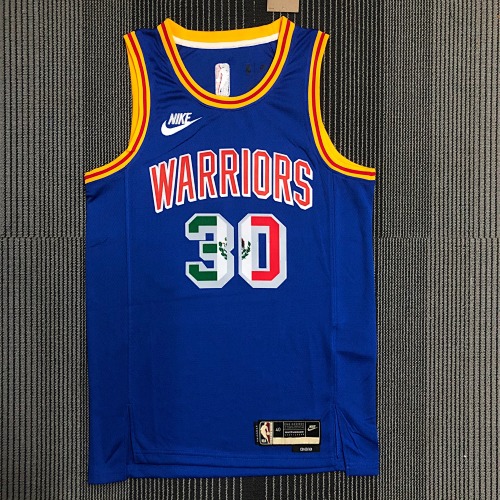 Golden State Warriors #30 Retro Edition Basketball Jersey