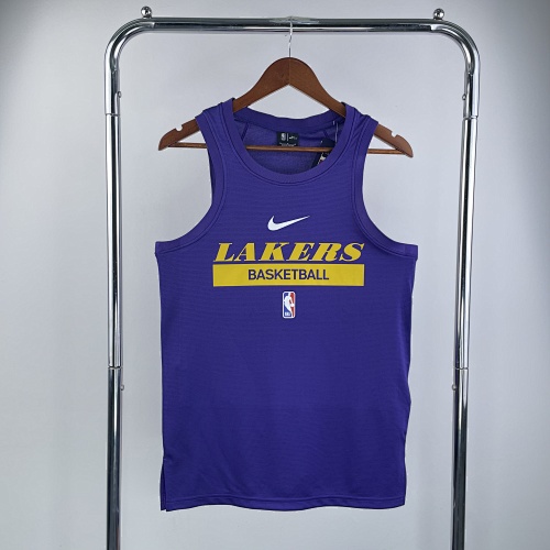 Los Angeles Lakers Player Edition Training Purple 23 Season Training Tank Top