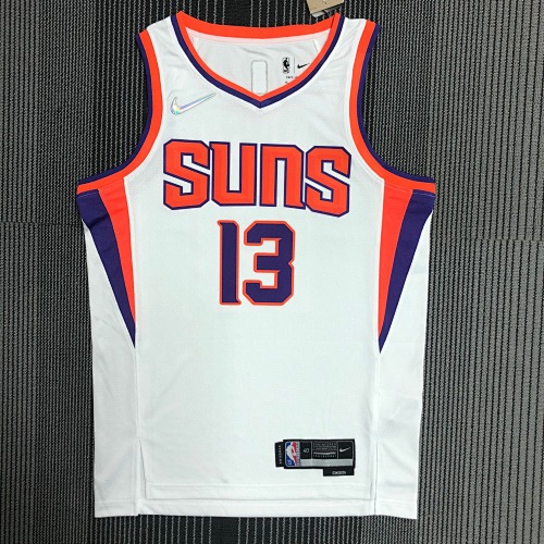 Phoenix Suns #13 White Basketball Jersey