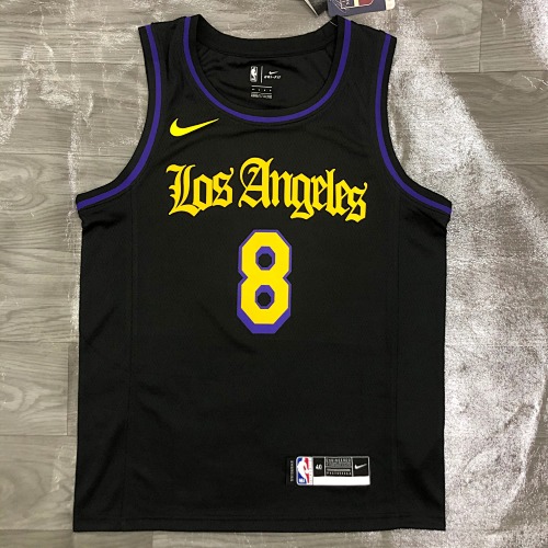 Los Angeles Lakers #8 Black Basketball Jersey