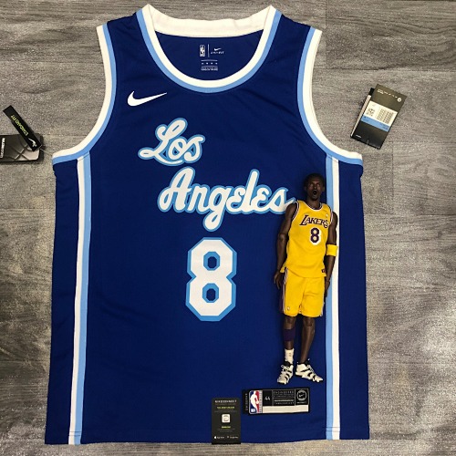 Los Angeles Lakers #8 Retro Edition Basketball Jersey