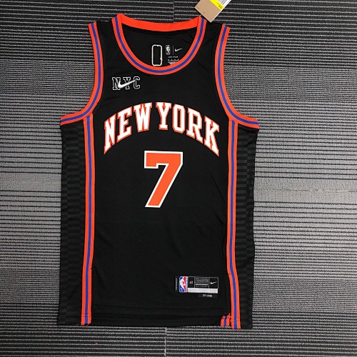 New York Knicks #7 City Edition 22 Season Basketball Jersey