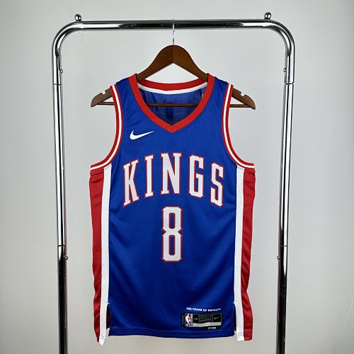 Sacramento Kings #8 City Edition 25 Season Basketball Jersey
