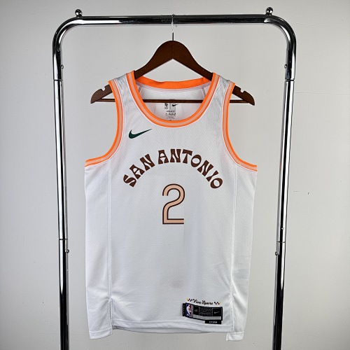 San Antonio Spurs #2 City Edition 24 Season Basketball Jersey