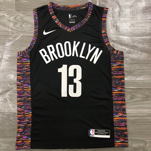 Brooklyn Nets James Harden #13 City Edition Black 20 Season Basketball Jersey