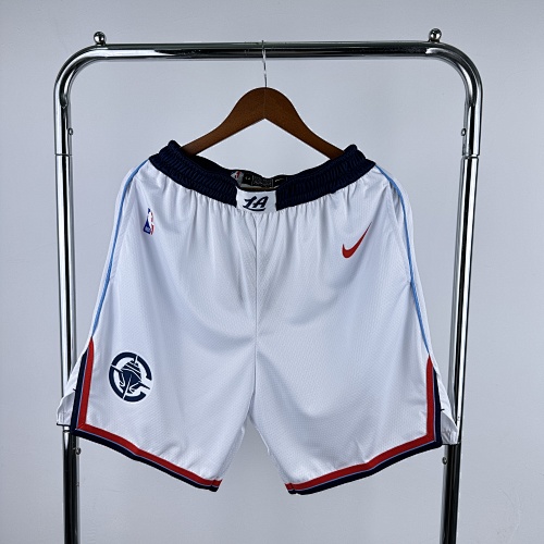 Los Angeles Clippers White 25 Season Shorts