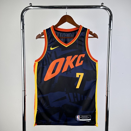 Oklahoma City Thunder Chet Holmgren #7 City Edition 24 Season Basketball Jersey