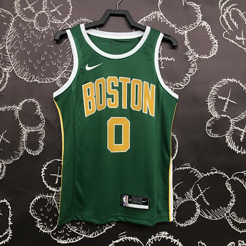 Boston Celtics Jayson Tatum #0 Green Basketball Jersey