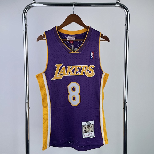 Los Angeles Lakers #8 Retro Edition Purple 01 Season Basketball Jersey
