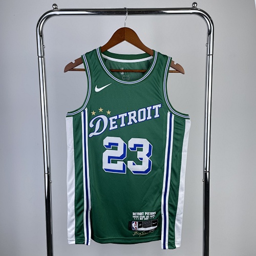 Detroit Pistons #23 City Edition 23 Season Basketball Jersey