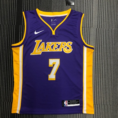 Los Angeles Lakers #7 Purple Basketball Jersey