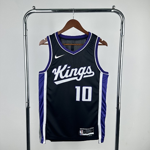 Sacramento Kings DeMar DeRozan #10 Away Black 24 Season Basketball Jersey