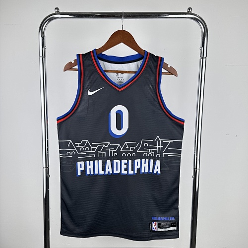 Philadelphia 76ers #0 City Edition 21 Season Basketball Jersey