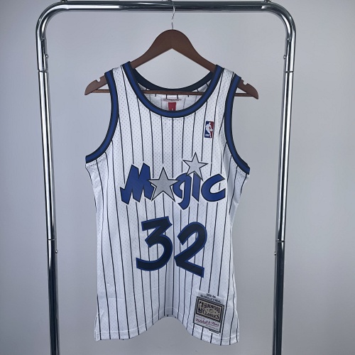 Orlando Magic #32 Retro Edition White 94 Season Basketball Jersey