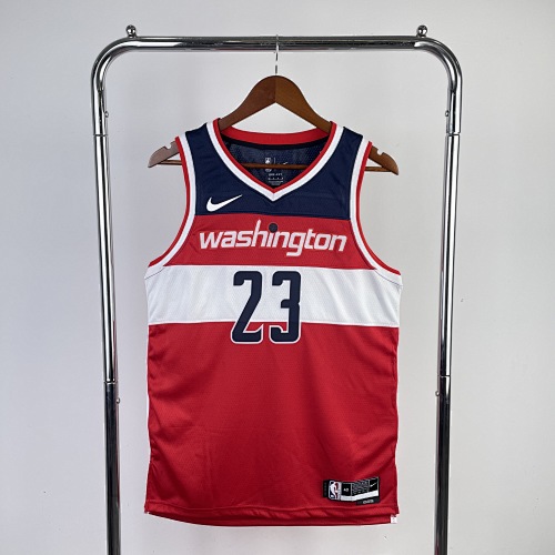 Washington Wizards Michael Jordan #23 Away Red 23 Season Basketball Jersey