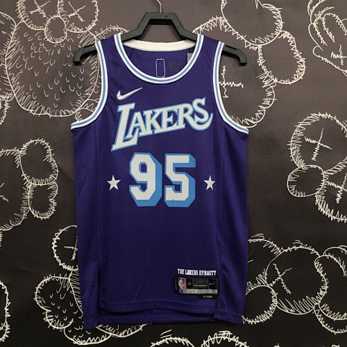 Los Angeles Lakers #95 City Edition 22 Season Basketball Jersey