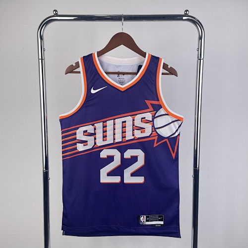 Phoenix Suns #22 Away Purple Basketball Jersey