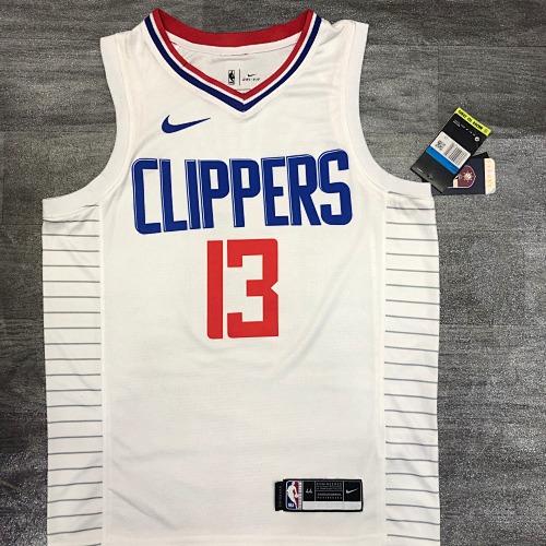 Los Angeles Clippers Chris Paul #13 Limited Edition White 20 Season Basketball Jersey