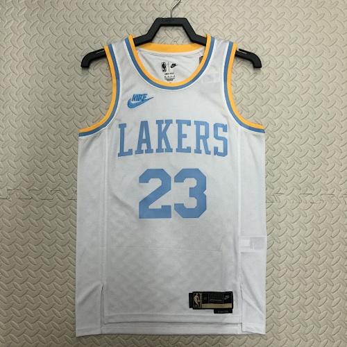 Los Angeles Lakers LeBron James #23 Retro Edition 23 Season Basketball Jersey