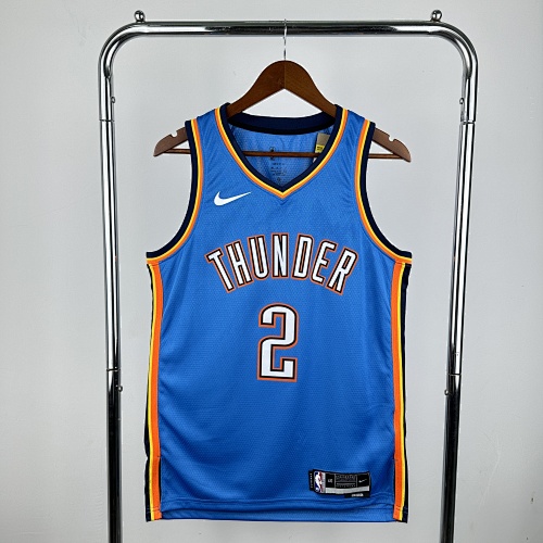 Oklahoma City Thunder Shai Gilgeous-Alexander #2 23 Season Basketball Jersey