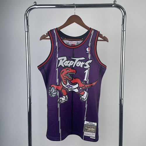 Toronto Raptors #1 Retro Edition Purple 99 Season Basketball Jersey