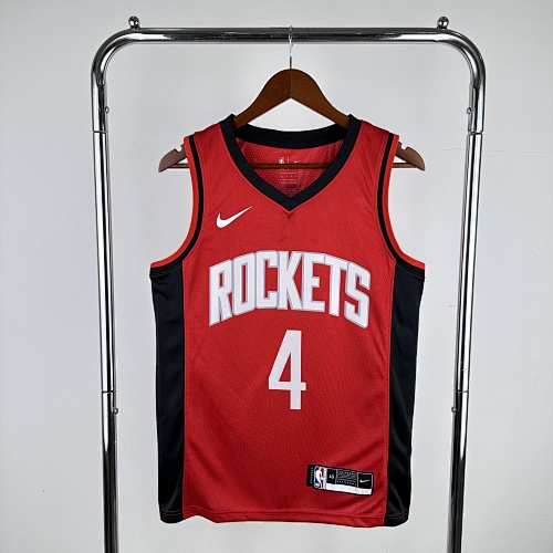 Houston Rockets Draymond Green #4 Away Red 23 Season Basketball Jersey