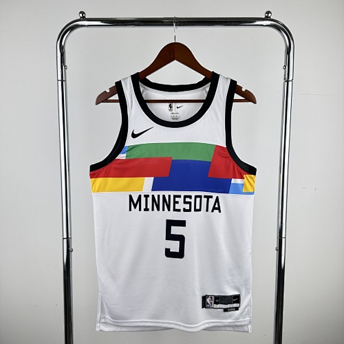 Minnesota Timberwolves Anthony Edwards #5 City Edition 23 Season Basketball Jersey