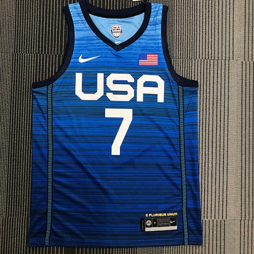 Kevin Durant #7 2021 Season Basketball Jersey
