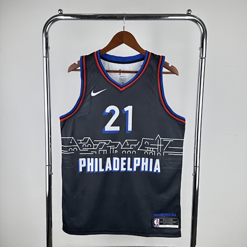 Philadelphia 76ers Joel Embiid #21 City Edition 21 Season Basketball Jersey