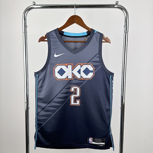 Oklahoma City Thunder Shai Gilgeous-Alexander #2 City Edition 26 Season Basketball Jersey