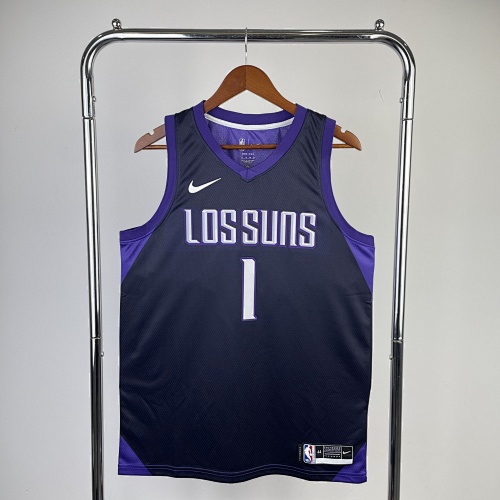 Phoenix Suns Devin Booker #1 City Edition 18 Season Basketball Jersey