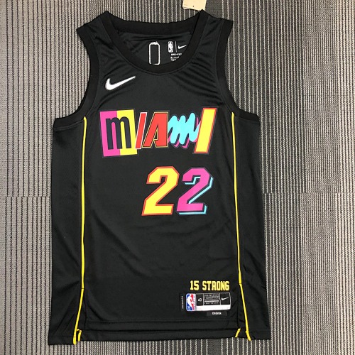 Miami Heat #22 City Edition 22 Season Basketball Jersey