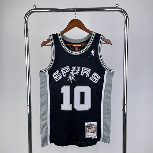 San Antonio Spurs #10 Retro Edition Black 94 Season Basketball Jersey
