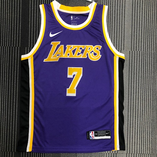 Los Angeles Lakers #7 Purple Basketball Jersey