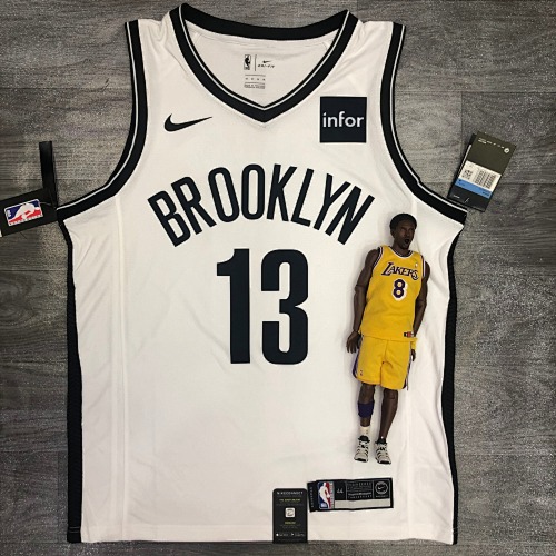 Brooklyn Nets James Harden #13 White Basketball Jersey
