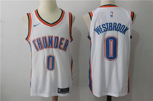 Oklahoma City Thunder Player Edition White Basketball Jersey