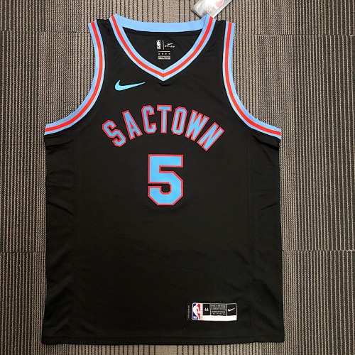 Sacramento Kings De'Aaron Fox #5 City Edition 21 Season Basketball Jersey