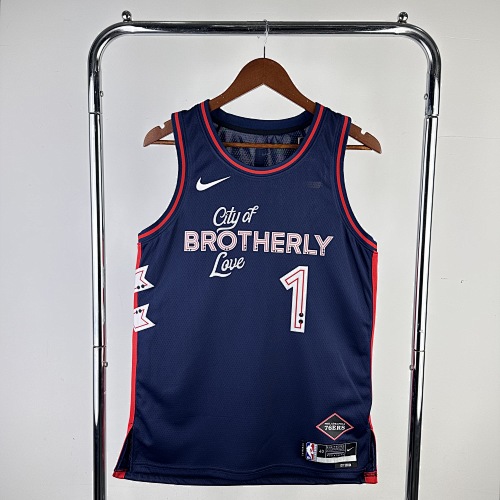 Philadelphia 76ers James Harden #1 City Edition 24 Season Basketball Jersey