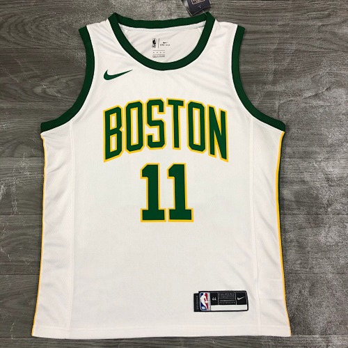 Boston Celtics Kyrie Irving #11 Limited Edition White 19 Season Basketball Jersey