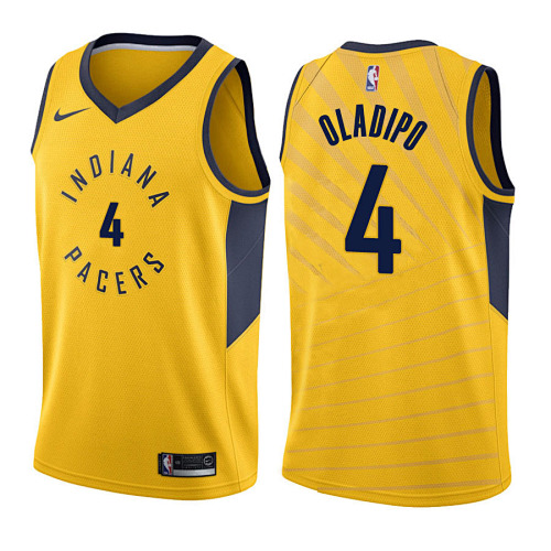 Indiana Pacers Fan Edition Yellow Basketball Jersey