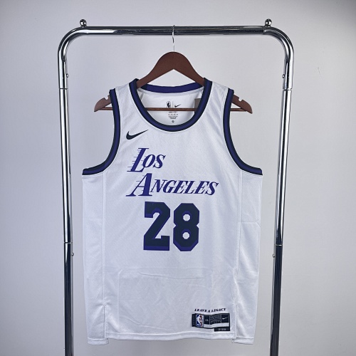 Los Angeles Lakers #28 City Edition 23 Season Basketball Jersey