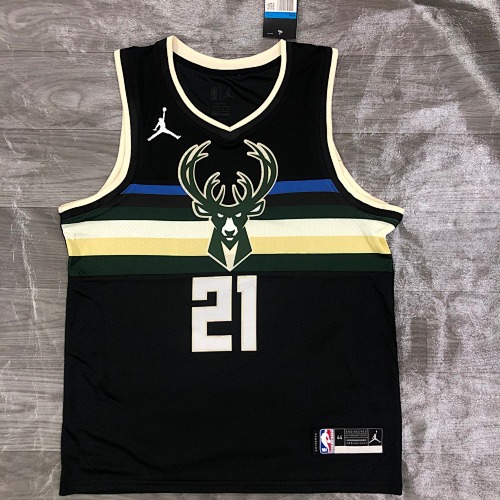 Milwaukee Bucks #21 21 Season Basketball Jersey