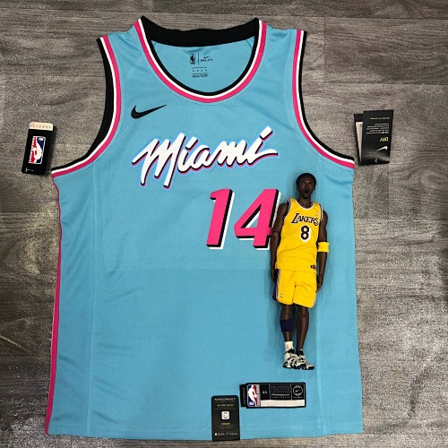 Miami Heat #14 Blue Basketball Jersey