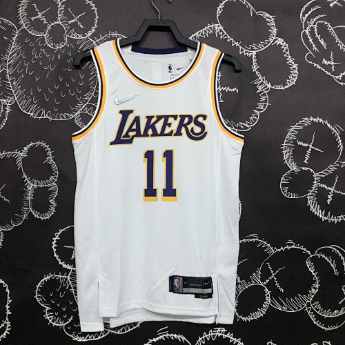 Los Angeles Lakers Kyrie Irving #11 White Basketball Jersey