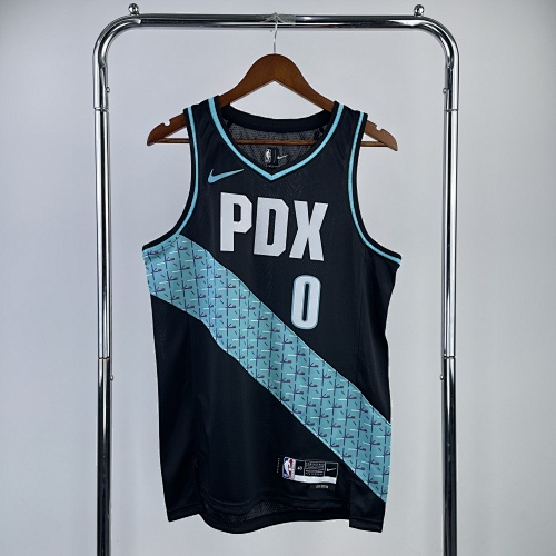Portland Trail Blazers Damian Lillard #0 City Edition 26 Season Basketball Jersey