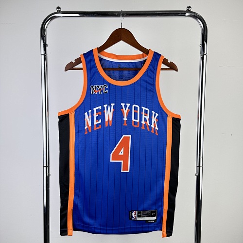 New York Knicks Derrick Rose #4 City Edition 24 Season Basketball Jersey